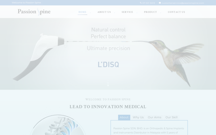 Passion Spine – Lead to Innovation Medical